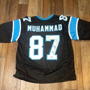 Carolina Panthers NFL jersey signed #87 Muhammad